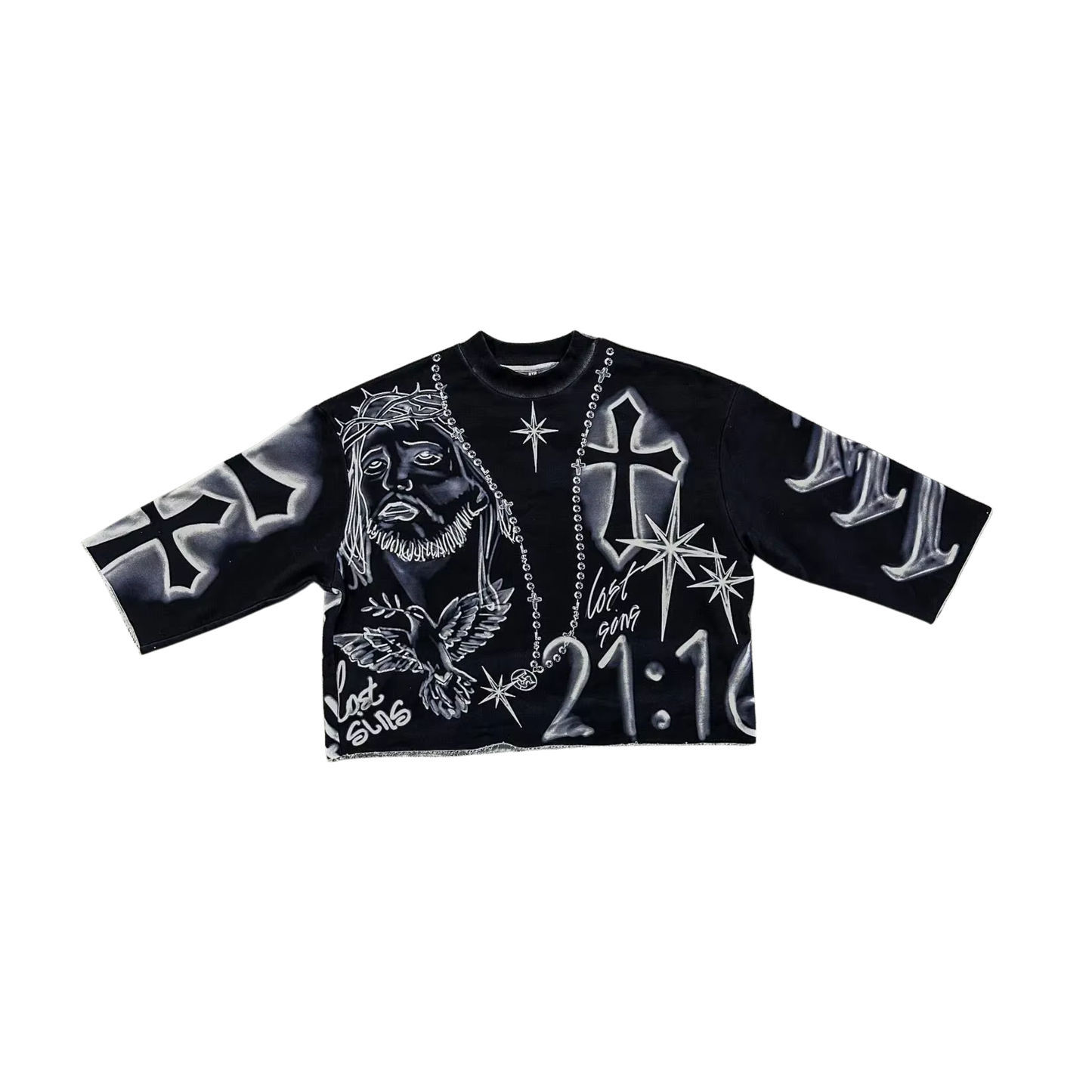 LOST SINS CROPPED TEE