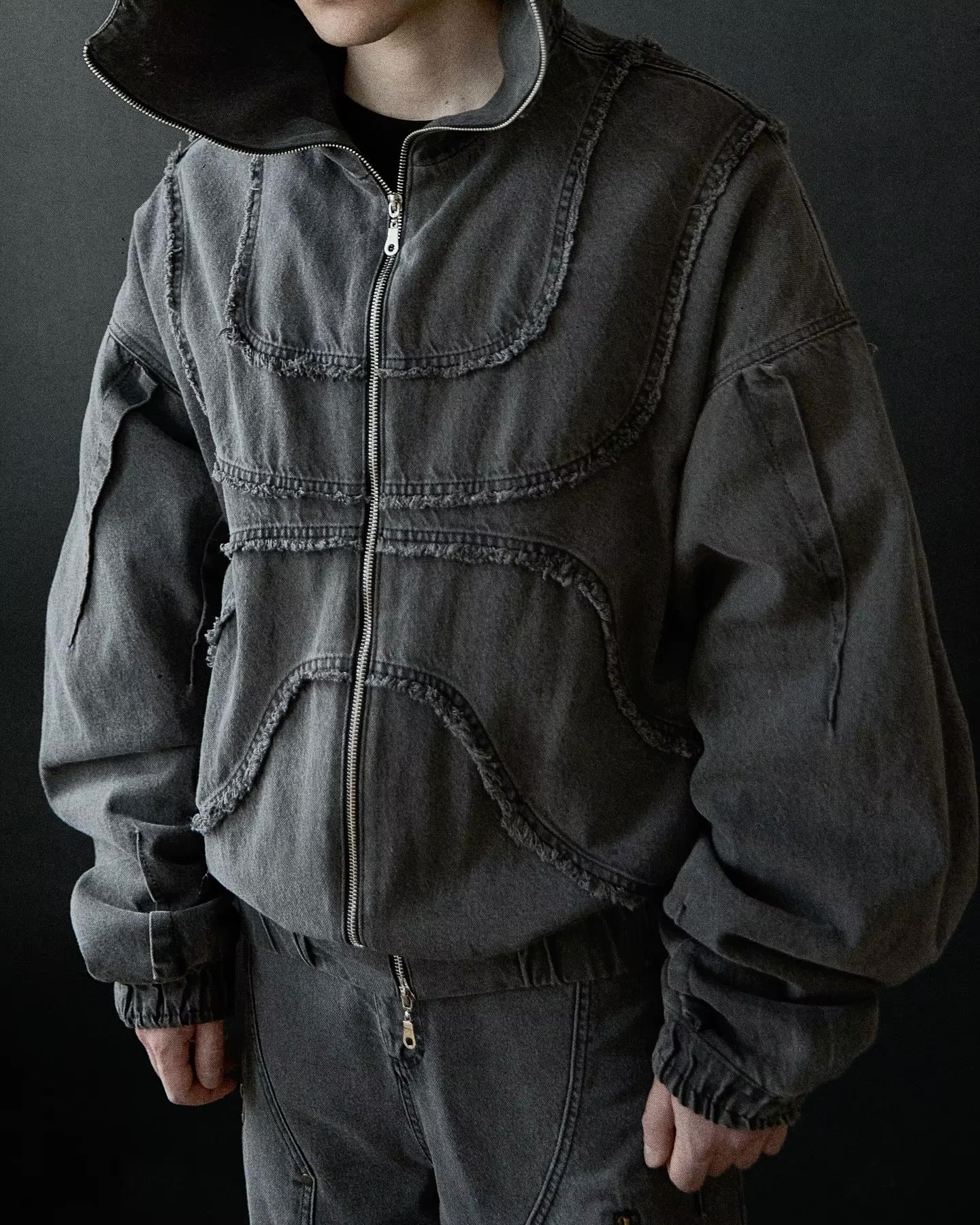DENIM CLAVA ZIPUP - OUR TRUE FATE