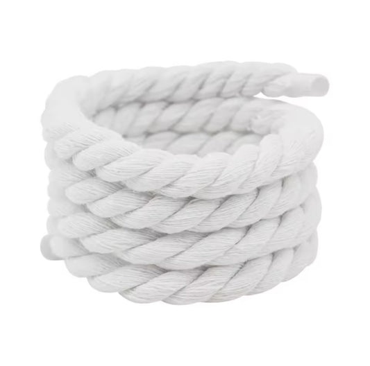WHITE ROPELACES