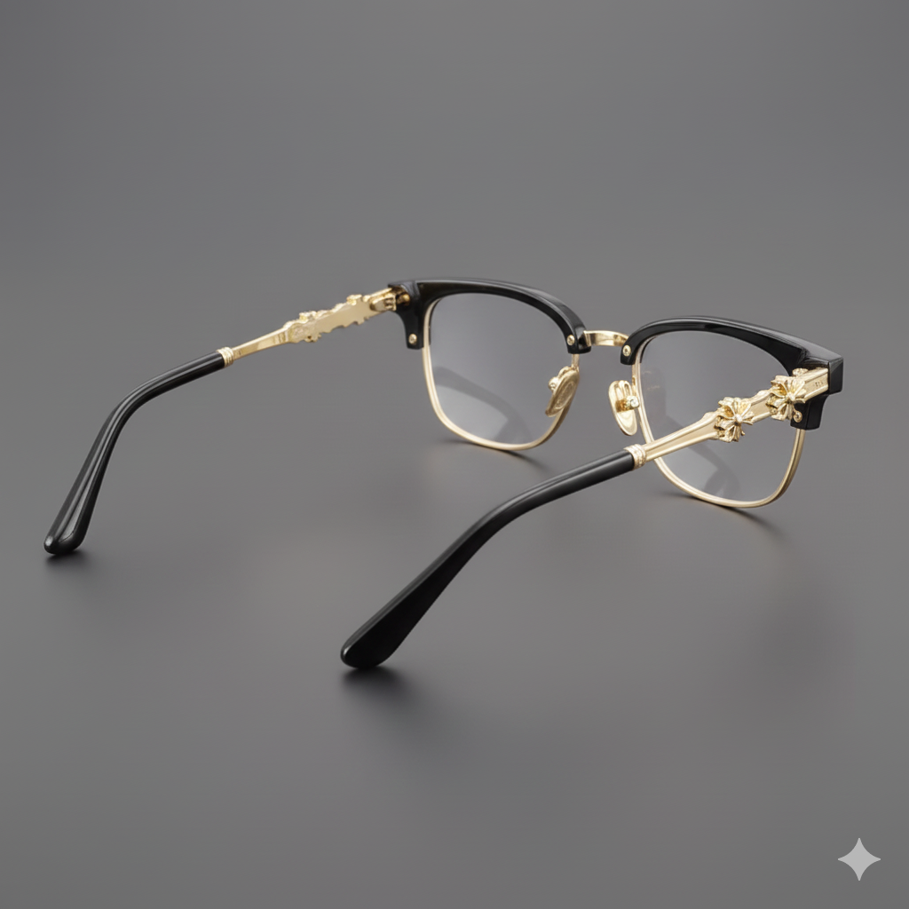 CHROME CROSS GLASSES