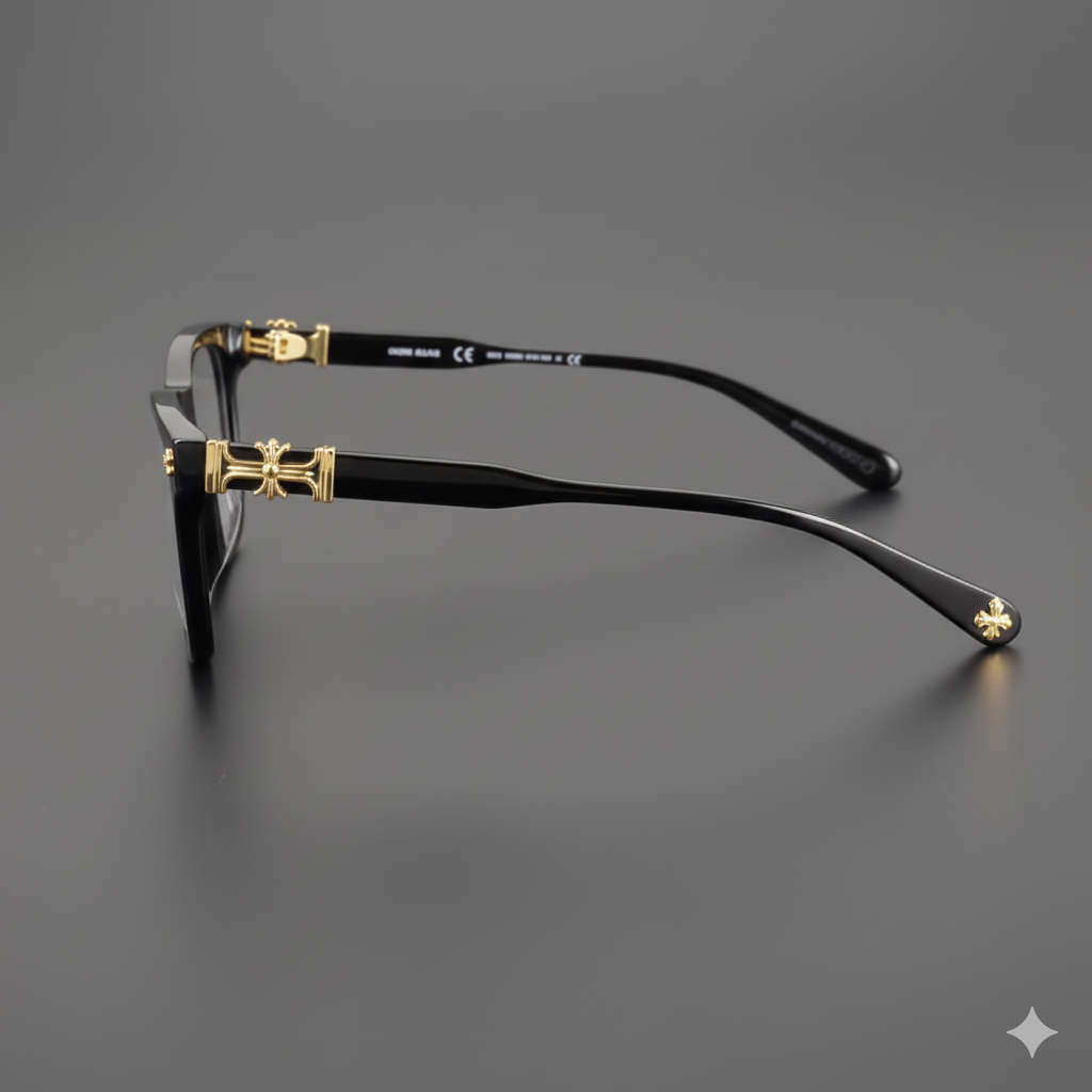 CHROME CROSS GLASSES
