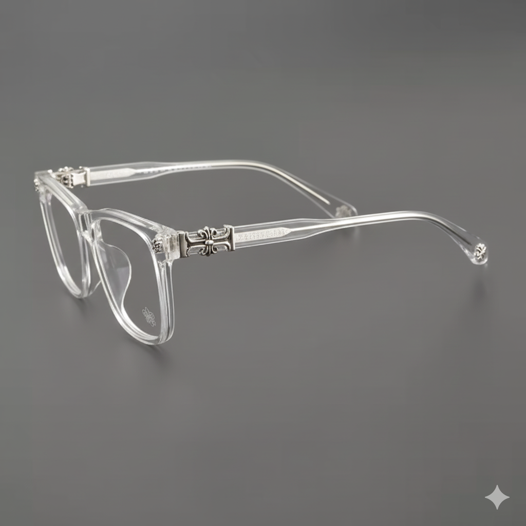 CHROME CROSS GLASSES