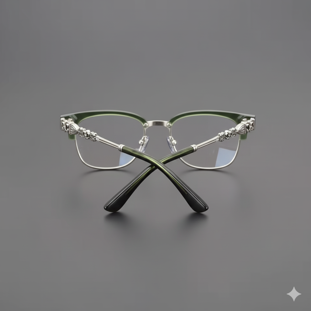 CHROME CROSS GLASSES