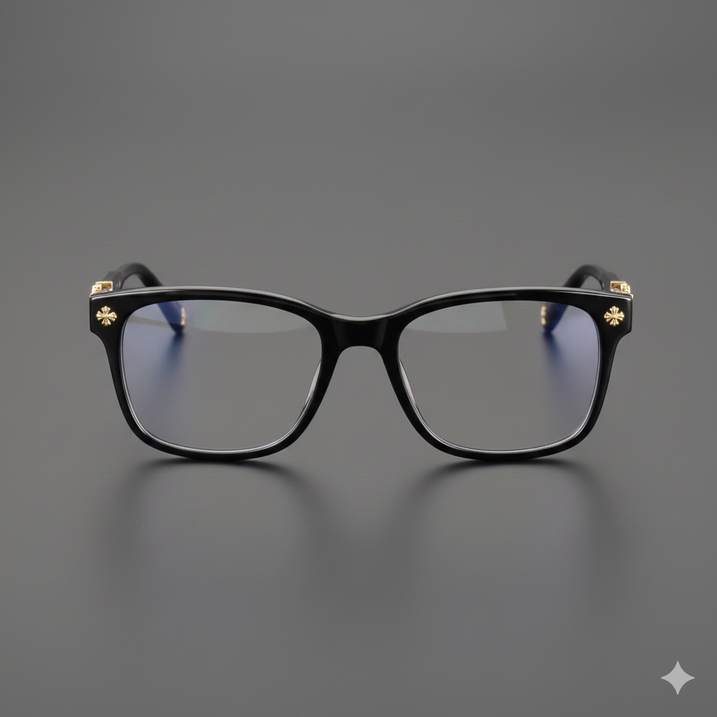CHROME CROSS GLASSES
