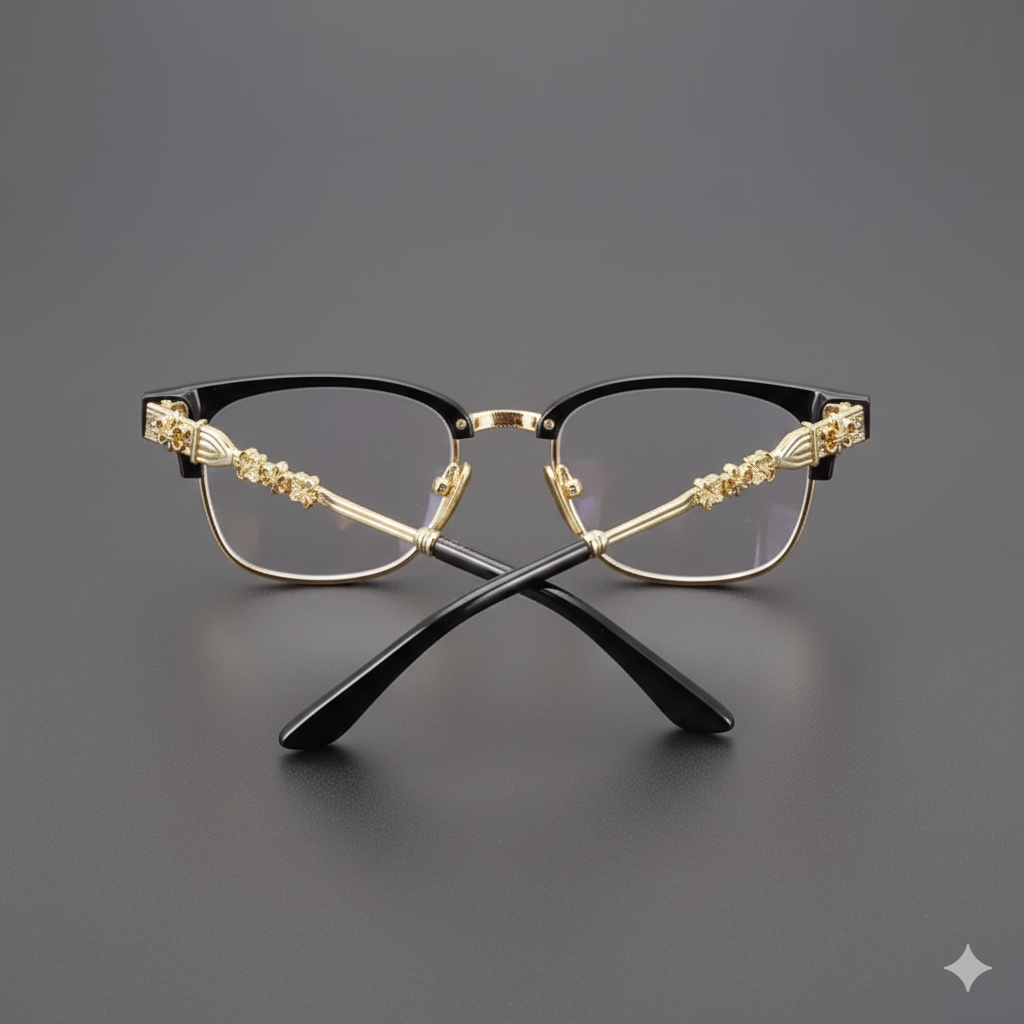 CHROME CROSS GLASSES