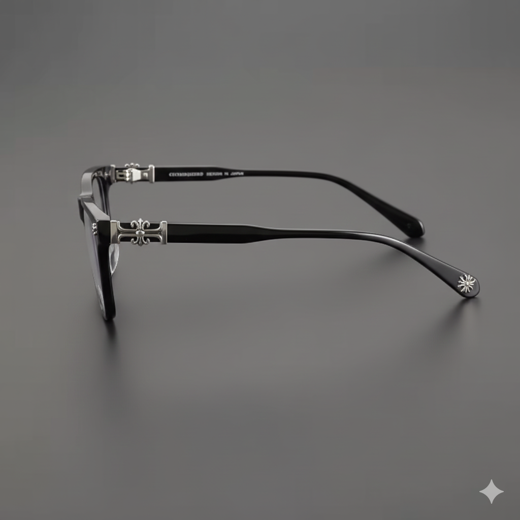 CHROME CROSS GLASSES