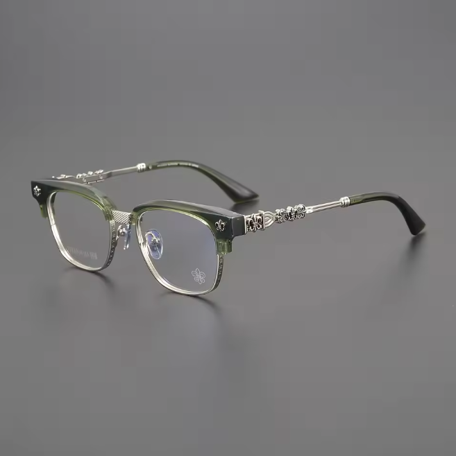 CHROME CROSS GLASSES