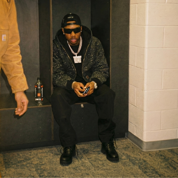 ROB49 X DISTORTED REFLECTION RHINESTONE JACKET.