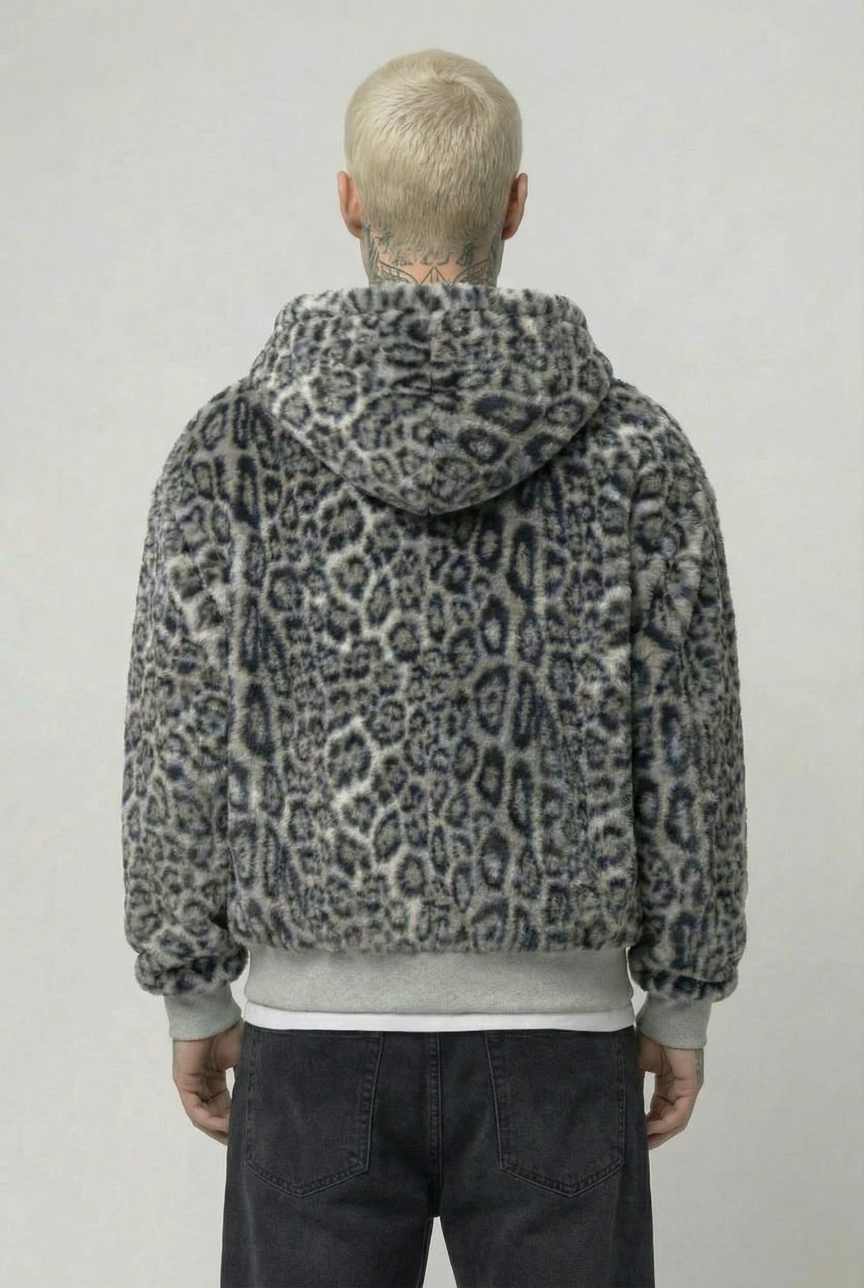 REVERSIBLE LEOPARD ZIPUP