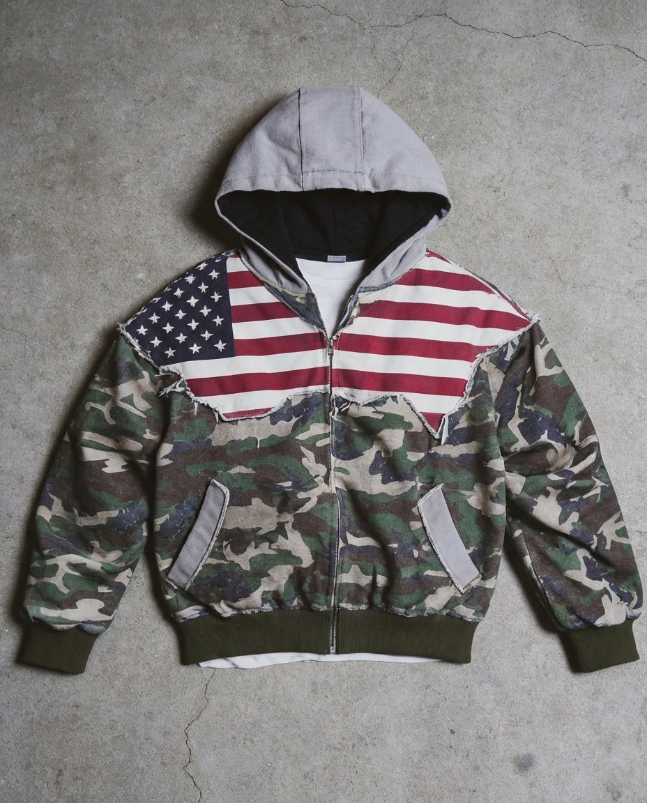 LIBERTY CAMO ZIP