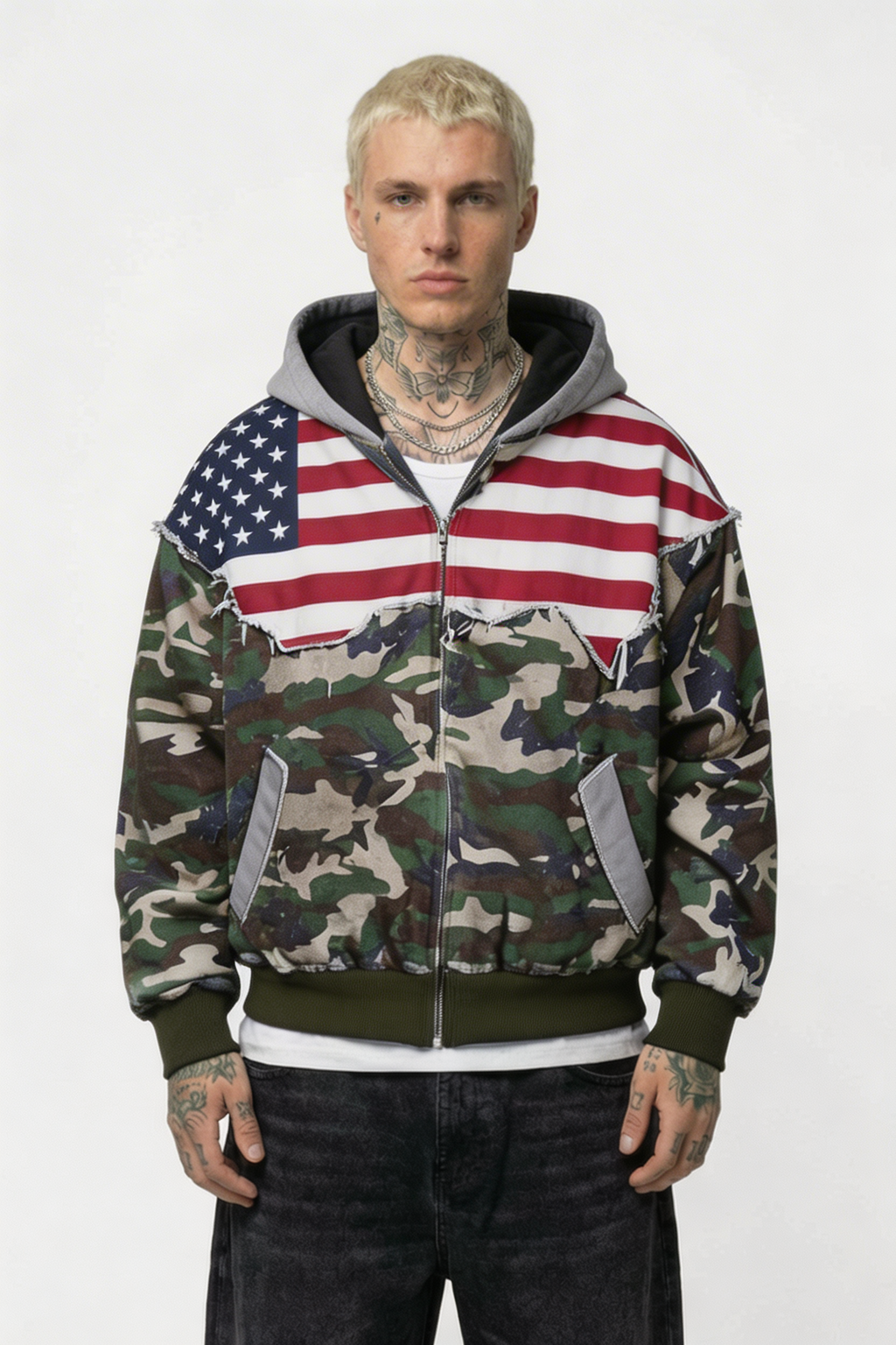 LIBERTY CAMO ZIP