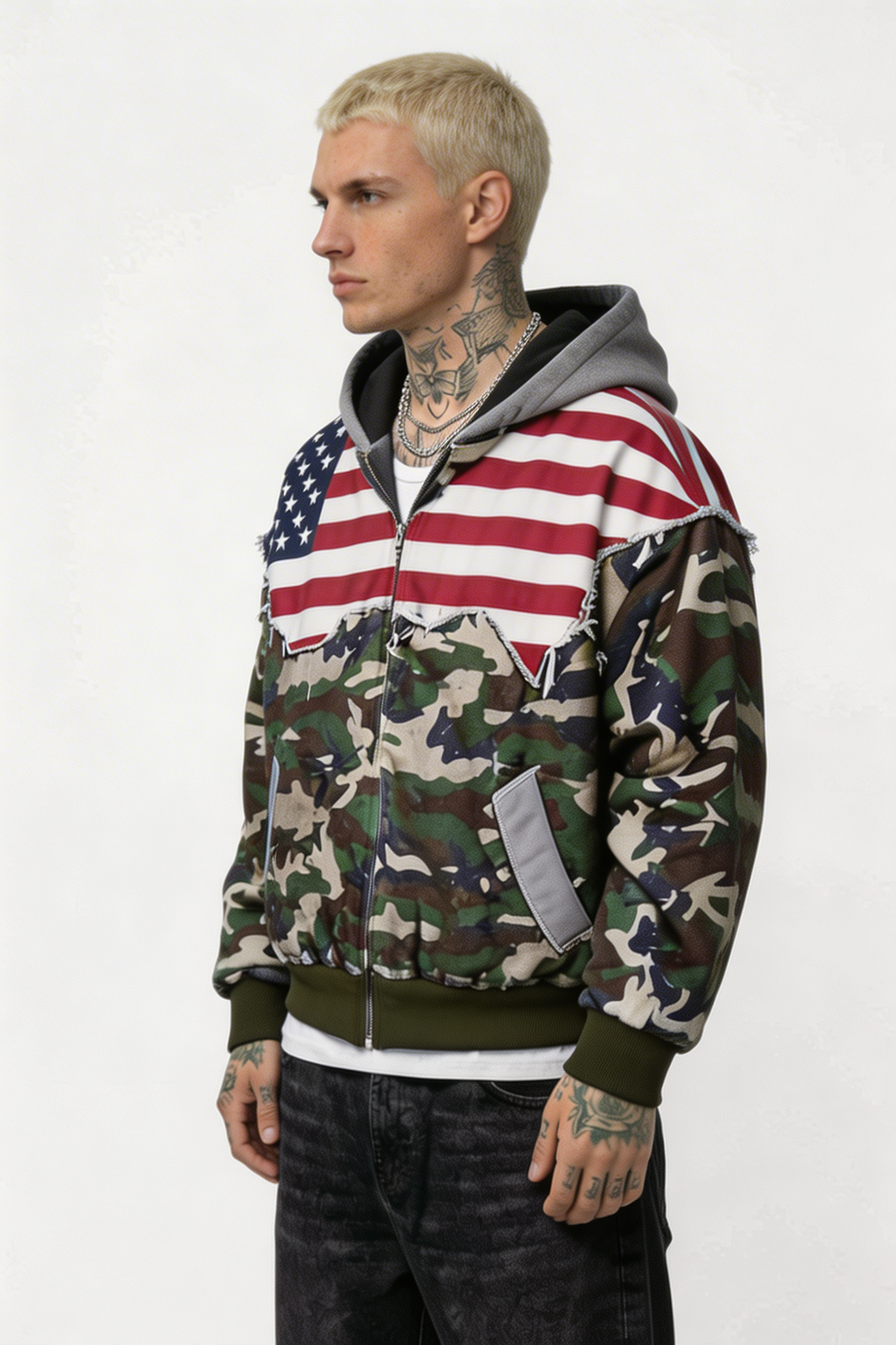 LIBERTY CAMO ZIP