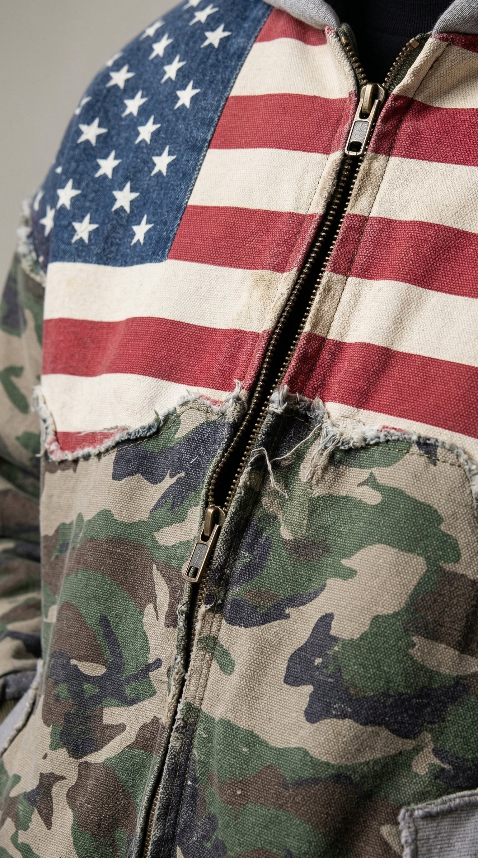 LIBERTY CAMO ZIP
